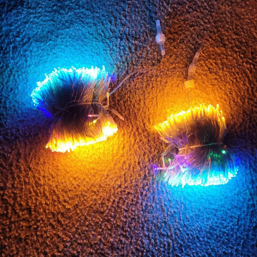 Outdoor Fairy Lights Waterproof, Plug in String Lights with 8 Modes